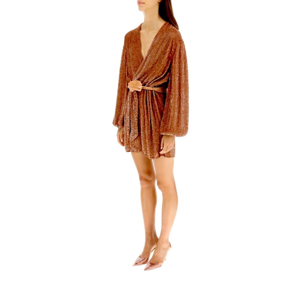 Retrofete Shimmering Bronze Robe - Picture 9 of 13
